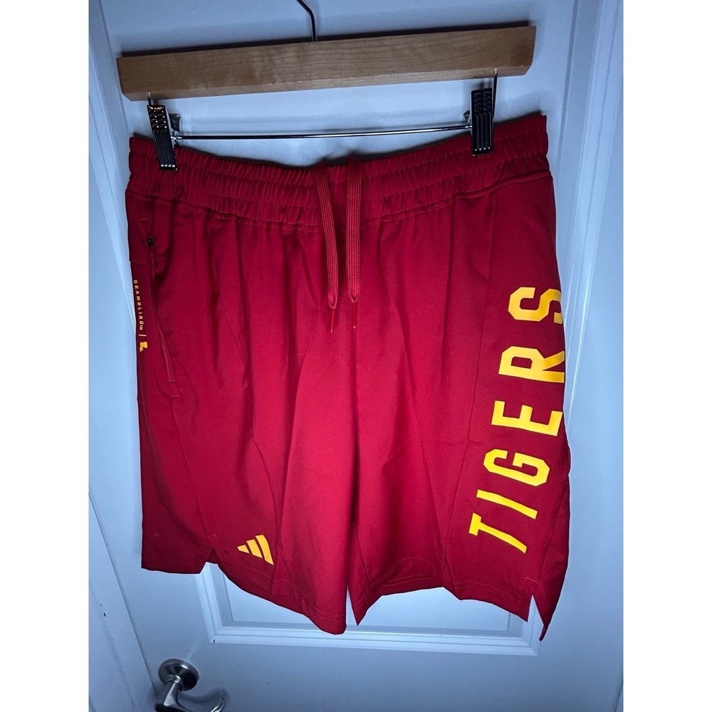 Grambling State Tigers College Team Issued Adidas Shorts Size Mens Medium‎ NWT